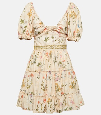 Robe Manzanilla Paraíso brodée en coton | Agua by Agua Bendita