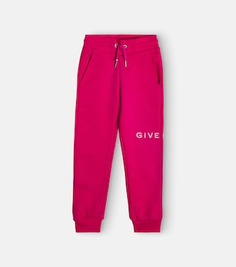 Logo cotton-blend sweatpants | Givenchy Kids