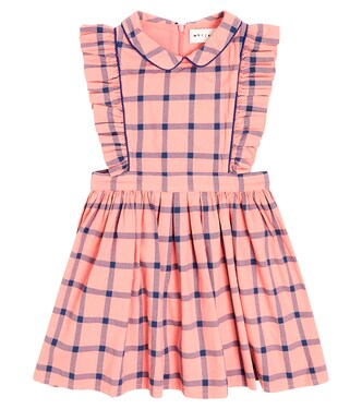 Thelma ruffled checked cotton dress | Morley