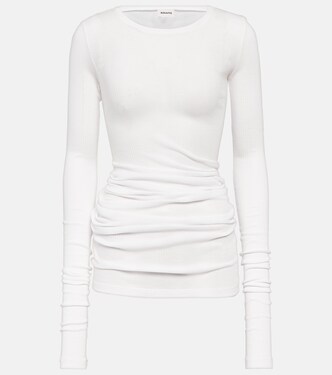 Lenora cotton-blend top | Khaite