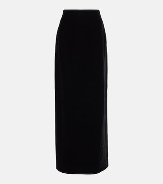 Falda larga de terciopelo | Wardrobe.NYC
