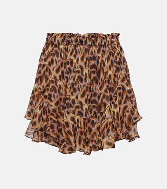 Sornel printed ruffled shorts | Marant Etoile