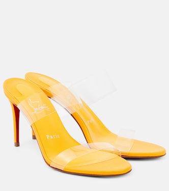 Just Nothing 85 PVC mules | Christian Louboutin