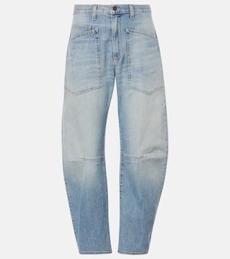 Shon high-rise barrel-leg jeans | Nili Lotan