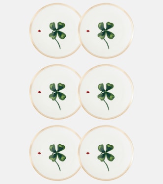 Cloverleaf set of 6 plates | Bitossi