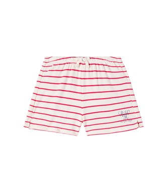Largo striped cotton jersey shorts | Konges Sløjd