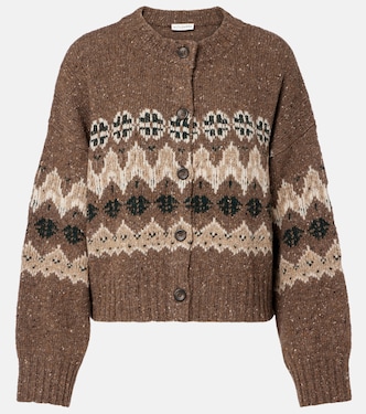 Cammie Fair Isle wool-blend cardigan | Altuzarra