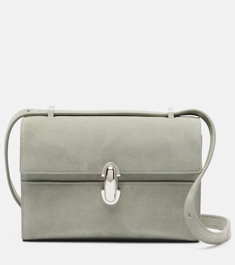 Symmetry 19 Mini suede shoulder bag | Savette