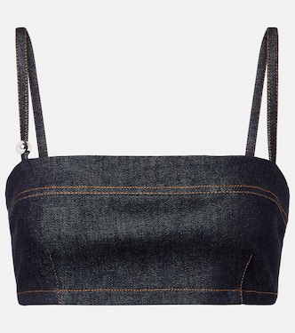 Bisou De-Nîmes denim bra top | Jacquemus
