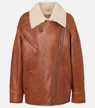 Lederjacke Adelina mit Shearling | Isabel Marant