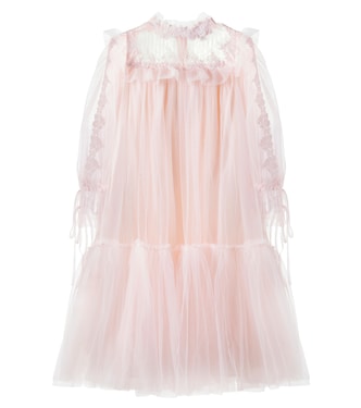 Lace-trimmed tulle dress | Petite Amalie  