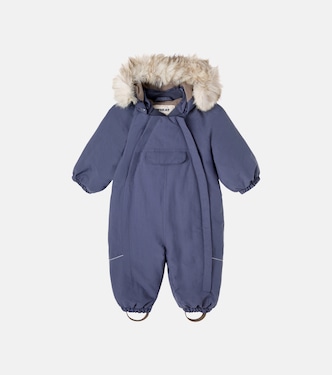 Baby Nickie hooded snowsuit | Wheat