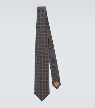 Printed silk tie | Thom Sweeney