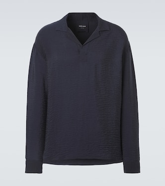 Seersucker polo shirt | Giorgio Armani