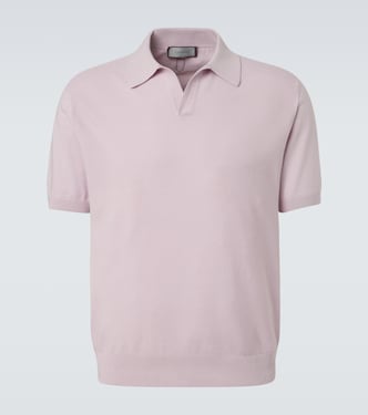 Cotton and silk polo shirt | Canali
