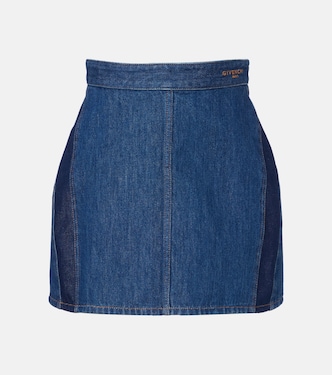 Minigonna in denim con logo | Givenchy