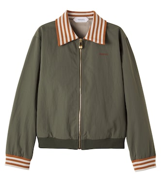Logo blouson jacket | Versace Kids