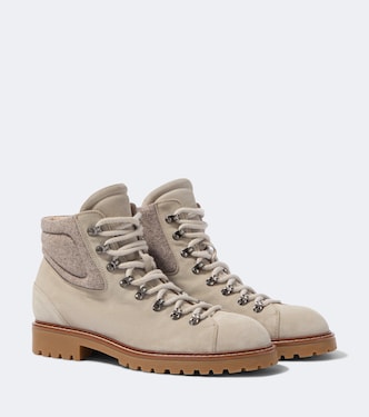 Bottines à lacets en daim | Eleventy