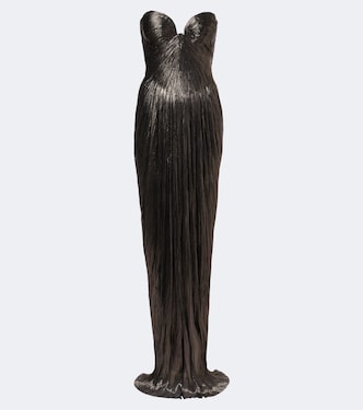 Robe Nadira aus Seidensatin | Maria Lucia Hohan