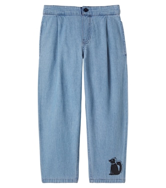 Printed straight jeans  | Mini Rodini
