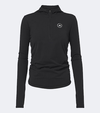 Logo针织半拉链帽衫 | Adidas by Stella McCartney