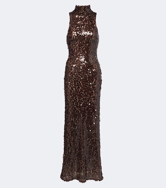Robe Opaline mit Pailletten | Christopher Esber