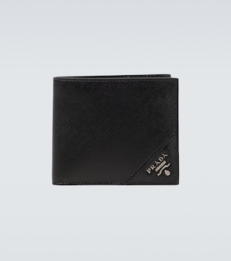 Saffiano leather billfold wallet | Prada