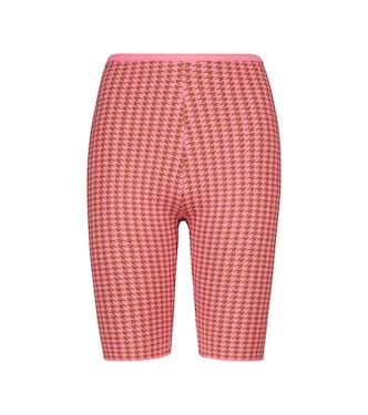 Rumba houndstooth biker shorts | Tropic of C