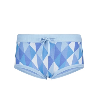 Jacquard low-rise shorts | Dodo Bar Or