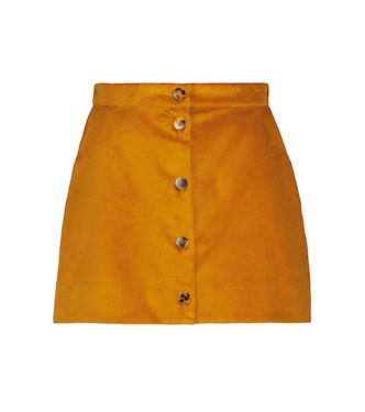 Minifalda de terciopelo de tiro alto | Blazé Milano