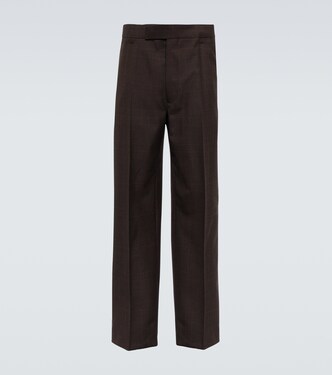 Checked wool pants | Prada