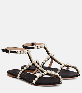 Maharani faux pearl-embellished sandals | Giambattista Valli