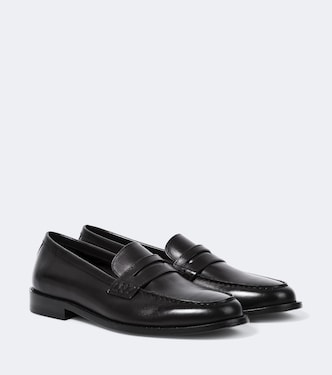Perry 레더 페니 로퍼 | Manolo Blahnik