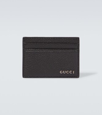 Logo leather card holder | Gucci
