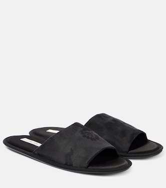 Slippers Frances aus Jacquard | The Row