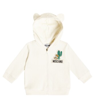 Baby cotton jersey hoodie | Moschino Kids