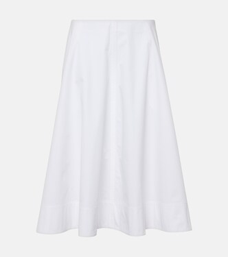 Cotton midi skirt | Khaite