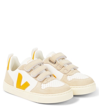 V-10 leather and suede sneakers | Veja Kids