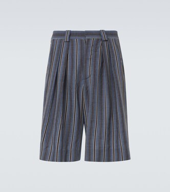 Bermuda in lana a righe | King & Tuckfield