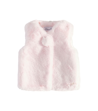 Baby faux fur vest | Tartine et Chocolat