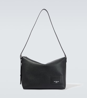 Credit Large leather messenger bag | Balenciaga