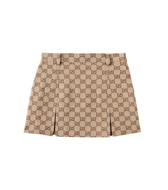 GG canvas cotton-blend skirt | Gucci Kids
