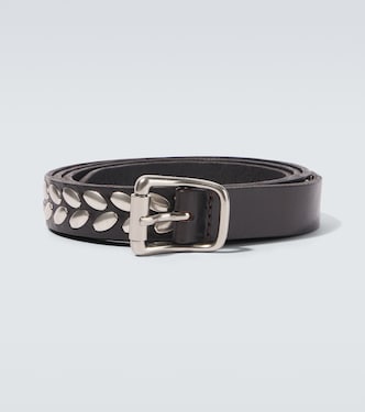 Almond Stud leather belt | Lemaire