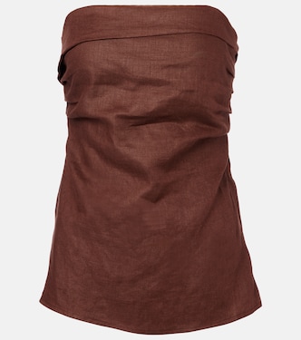 Caen linen top | Faithfull