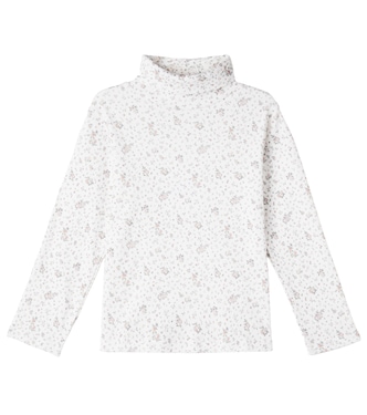Blanca floral cotton jersey top | Bebe Organic