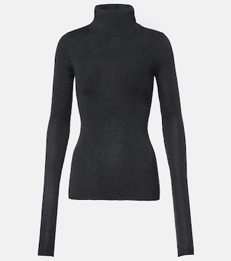 Utica Thin wool and silk turtleneck sweater | The Frankie Shop