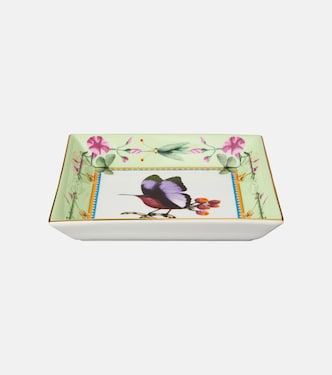 Butterbird porcelain decorative tray by Beto Val | La DoubleJ