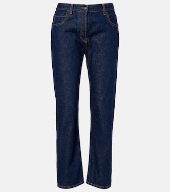 Riaco mid-rise straight jeans | The Row