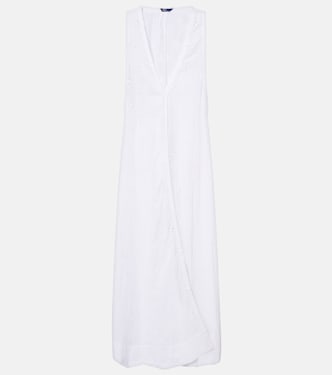 Vestido de playa de algodón con bordado inglés | Polo Ralph Lauren