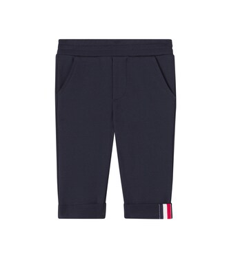 Baby cotton-blend fleece sweatpants | Moncler Enfant